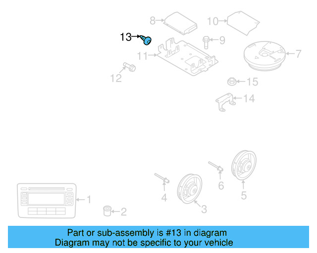 Mount Bracket Nut N-909-460-01 - View 4