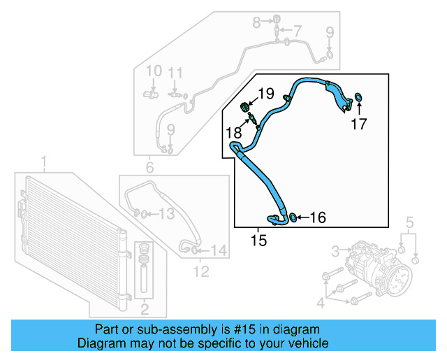 Suction Line 3QF-816-743-R - View 3