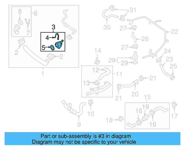 Upper Coupling Retainer Spring 1J0-121-142 - View 20