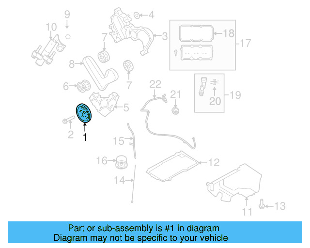 Crankshaft Damper 7B0-105-251-A - View 3