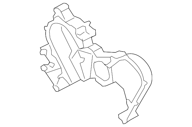 Inner Timing Cover 7B0-109-145 - View 2