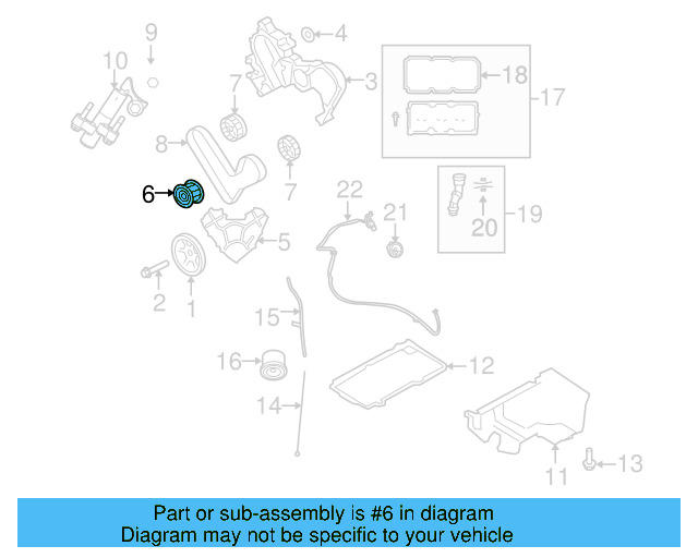 Timing Gear Set 7B0-105-263 - View 3