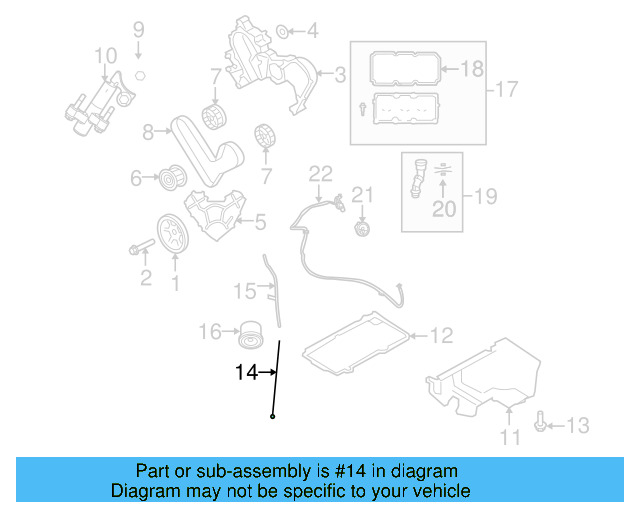 Dipstick 7B0-115-611-A - View 4