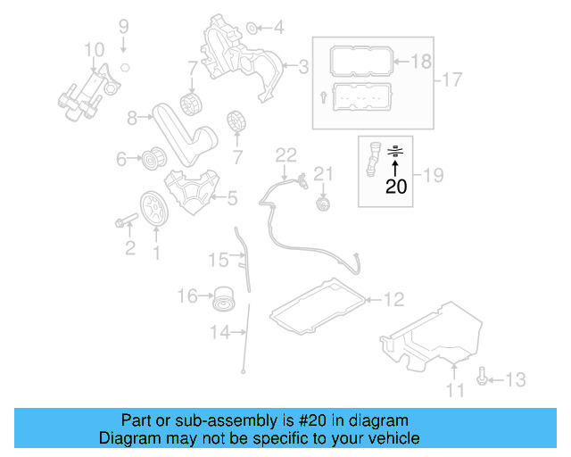 Filler Cap 7B0-103-485-D - View 5