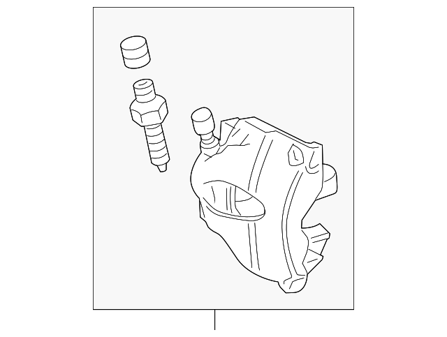 Caliper 1K0-615-123-M - View 2