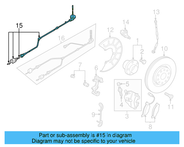 ABS Sensor Wire 1K0-927-903-AE - View 19