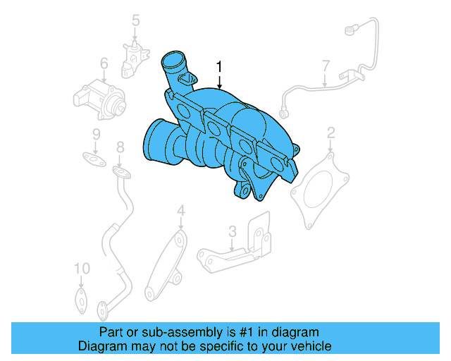 Exhaust Manifold 06J-145-722-B - View 14