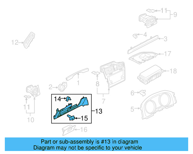 Lower Trim 5GM-858-365-B-82V