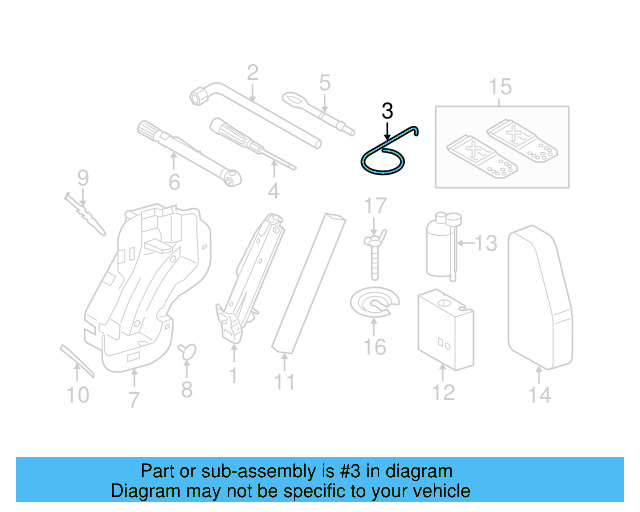 Trunk Trim Panel Clip 7H0-867-299-01C - View 9