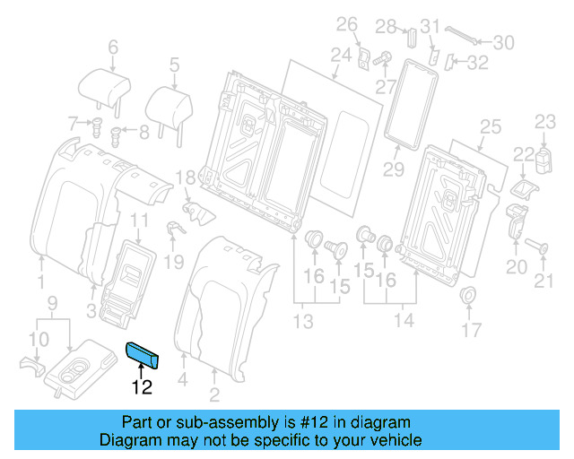 Center Cushion 5GM-885-873-LI8 - View 6