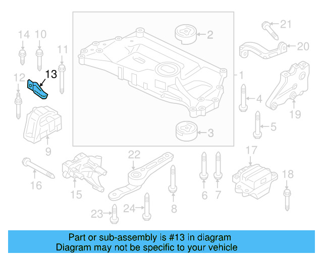 Support Bracket 06K-199-207-A - View 45