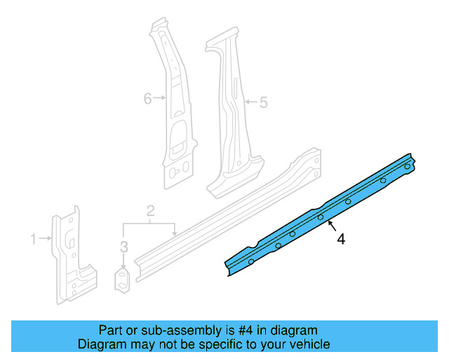 Sill Reinforced 5GE-810-128-A