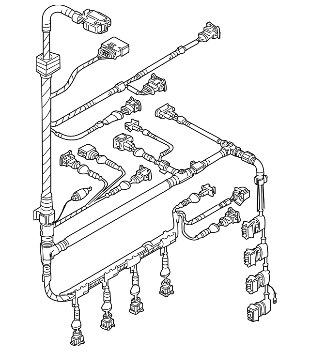 Engine Harness 1C0-971-627-DK