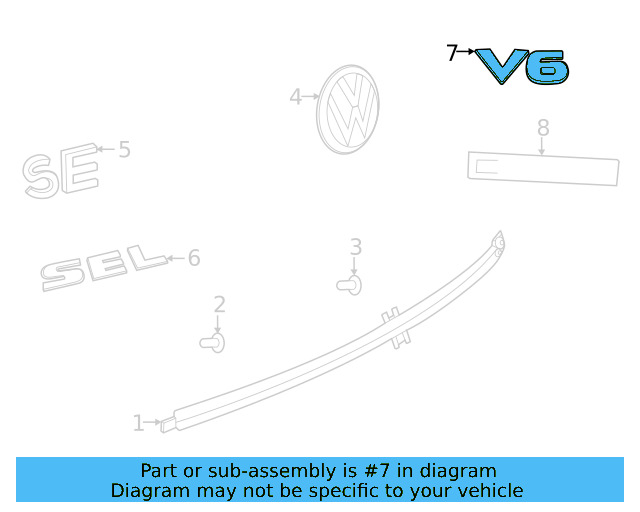 Nameplate 3CM-853-675-2ZZ - View 8