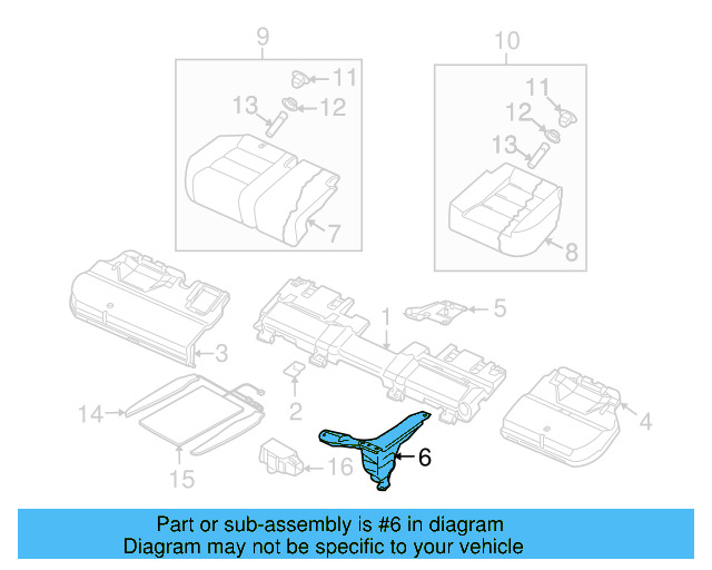 Retainer Plate 7L0-885-341-F - View 5