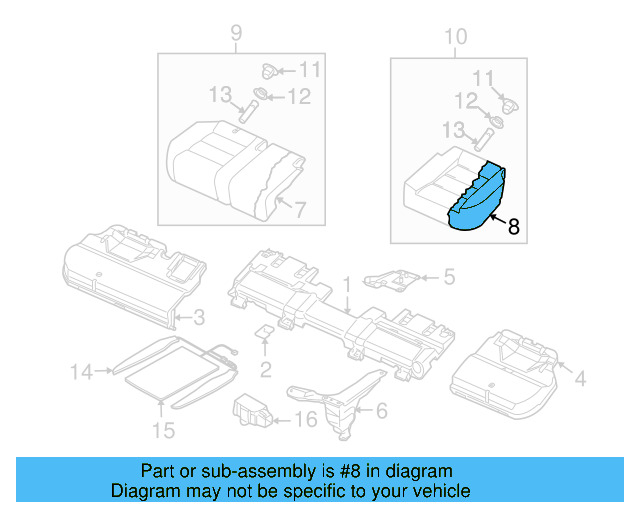 Retainer Plate 7L0-885-341-F - View 4