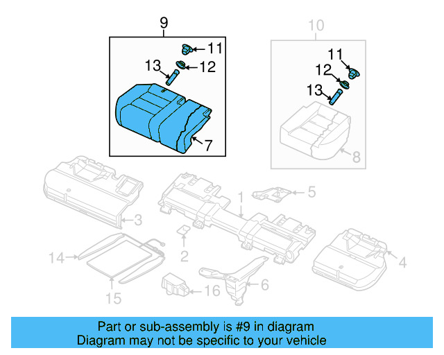 Cushion Cover 7L6-885-406-TP-NVU