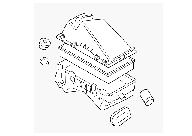 Air Cleaner Assembly 1C0-129-607-T - View 3