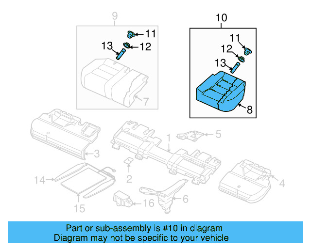 Cushion Cover 7L6-885-405-LA-NVP - View 3