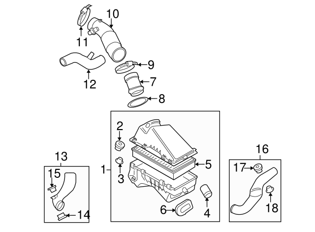 PCV Valve Hose 07K-103-558-C