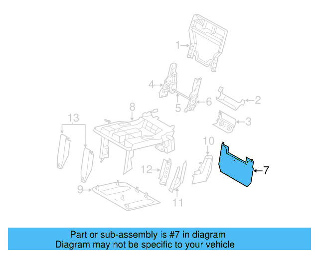 Lower Panel 7B0-885-356 - View 7