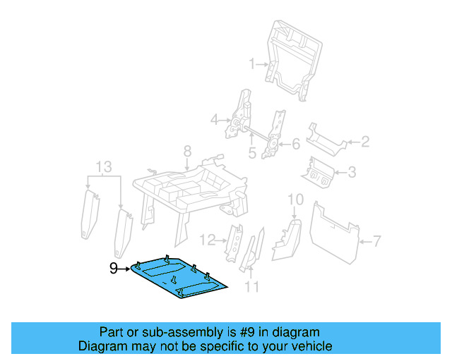 Lower Panel 7B0-885-356 - View 8