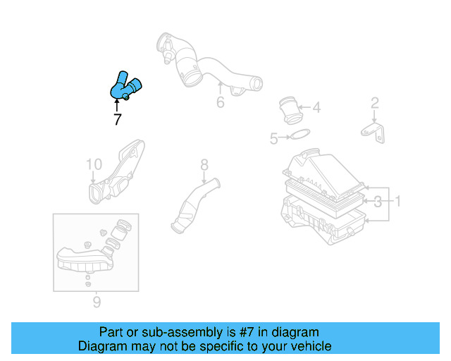 Air Hose 1C0-133-240 - View 4