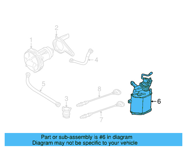 Vapor Canister 1C0-201-797-N - View 13