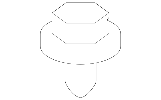 Bumper Cover Nut N-907-088-03 - View 7