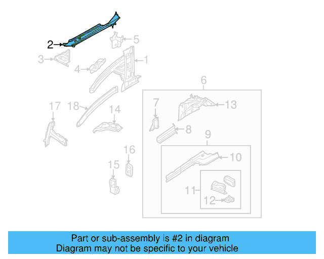 Upper Reinforced 7L6-805-157-G - View 3