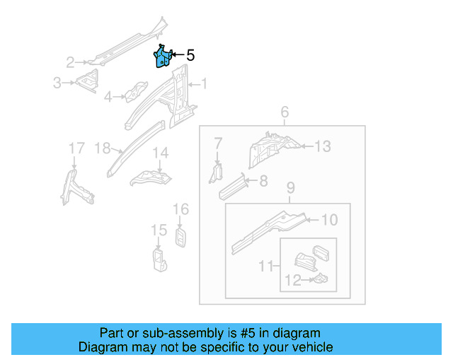 Mount Bracket 7L6-805-888-A - View 3