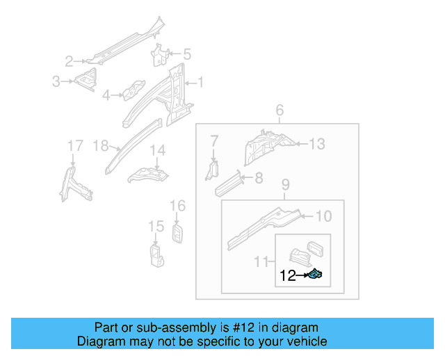 Rail Mount Bracket 7L0-804-787 - View 7