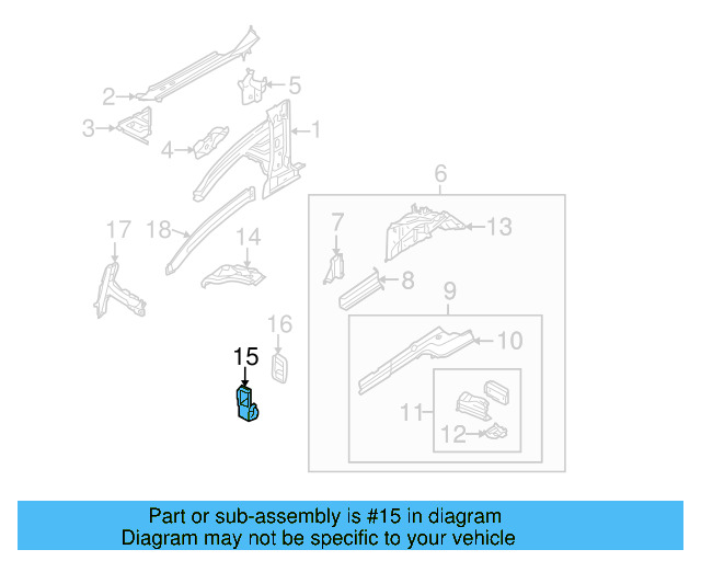 Rail End 7L0-805-677-B - View 12