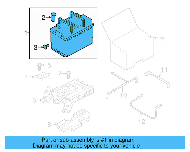 Vehicle Battery 5K0-915-105-E - View 13