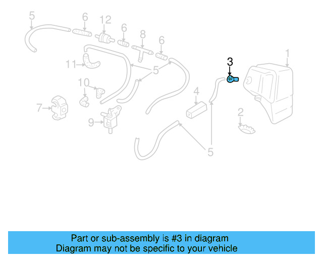 Vacuum Tank Grommet 357-820-609 - View 3