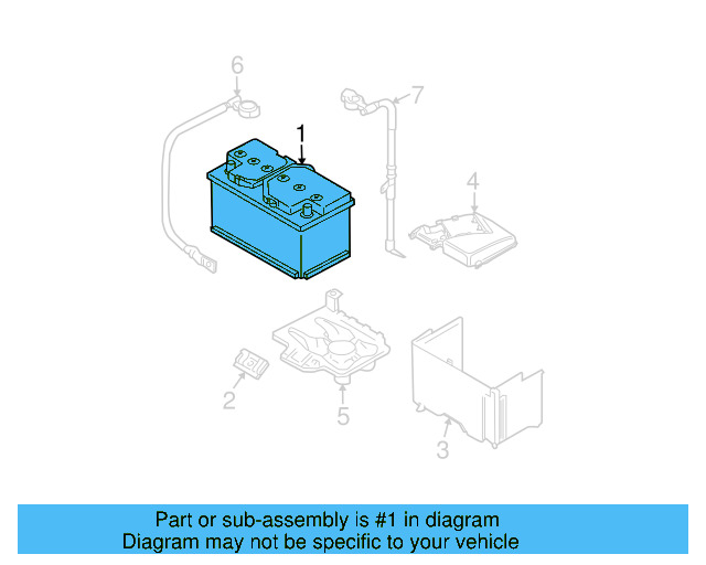 Vehicle Battery 000915089G - View 6