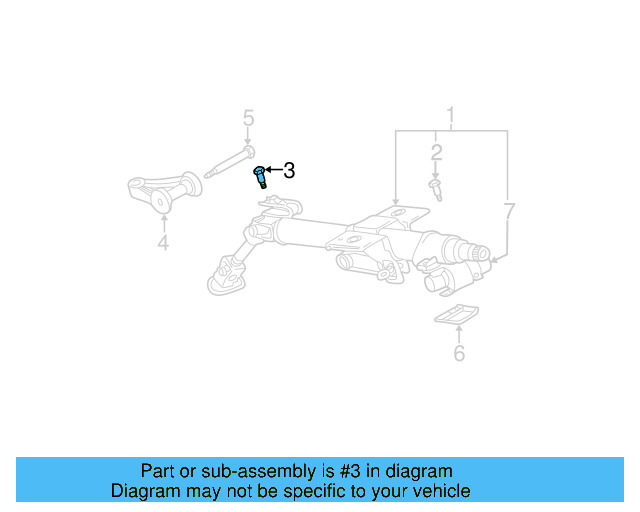 Column Assembly Bolt N-908-515-01