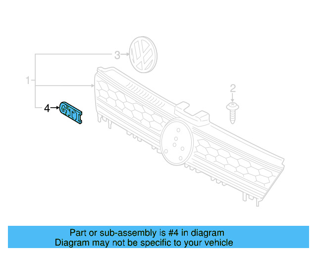 Emblem 5G0-853-601-2ZZ - View 22