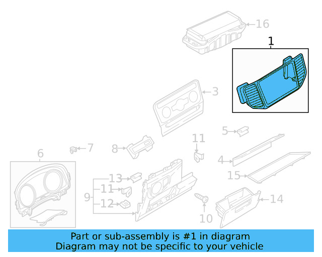 Vent Panel 3CN-858-418-K-041 - View 2