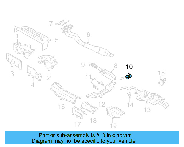 Muffler & Pipe Clamp 1K0-253-141-M - View 63