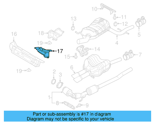 Heat Shield 5C6-825-613 - View 5