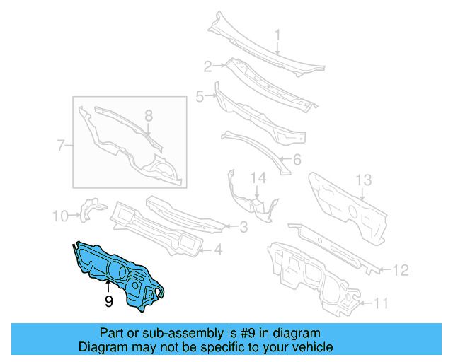 Frame Assembly 1K0-802-165-A - View 10