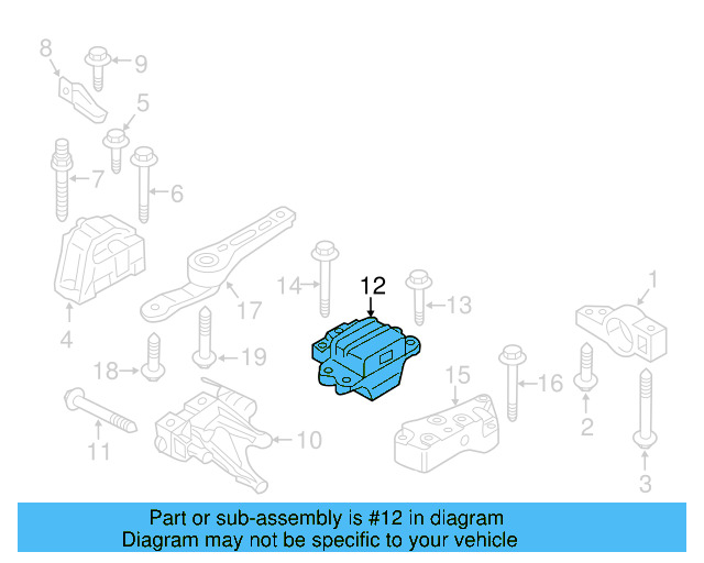 Trans Mount Bracket 1K0-810-811 - View 24