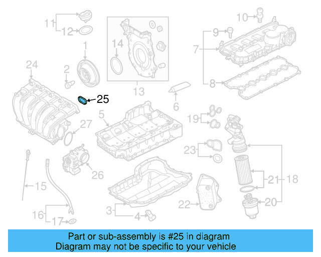 Manifold Gasket 07K-129-717-A - View 10
