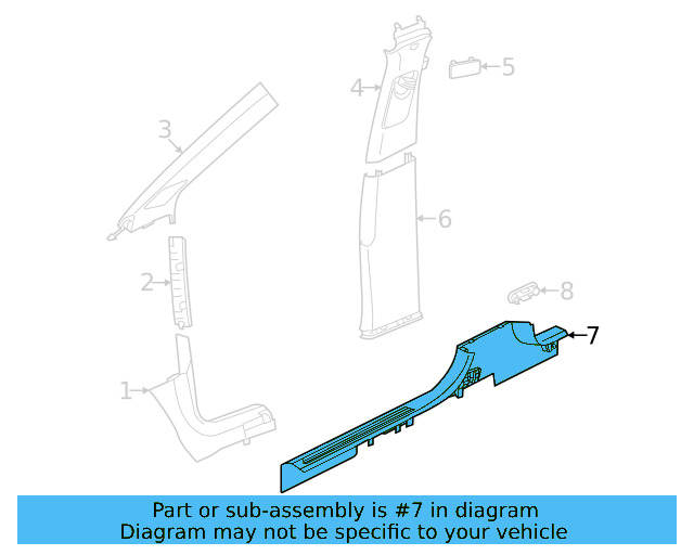 Scuff Plate 11K-853-372-4PK - View 4