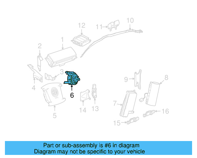Clock Spring 8E0-953-541-E - View 6