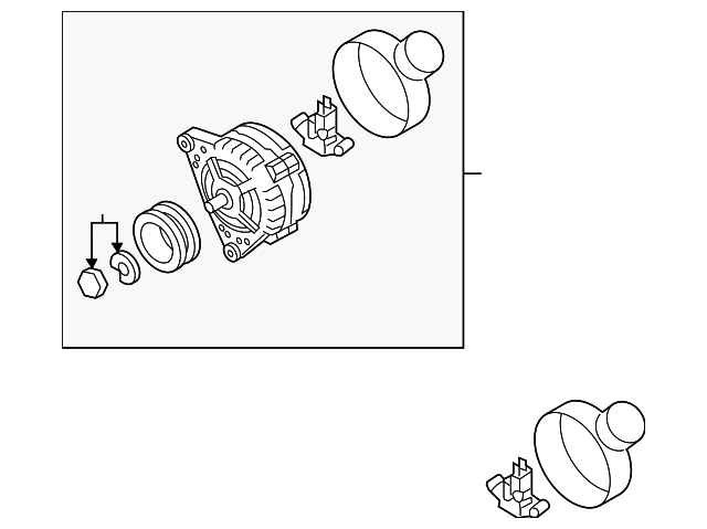 Alternator 07K-903-023-A - View 4