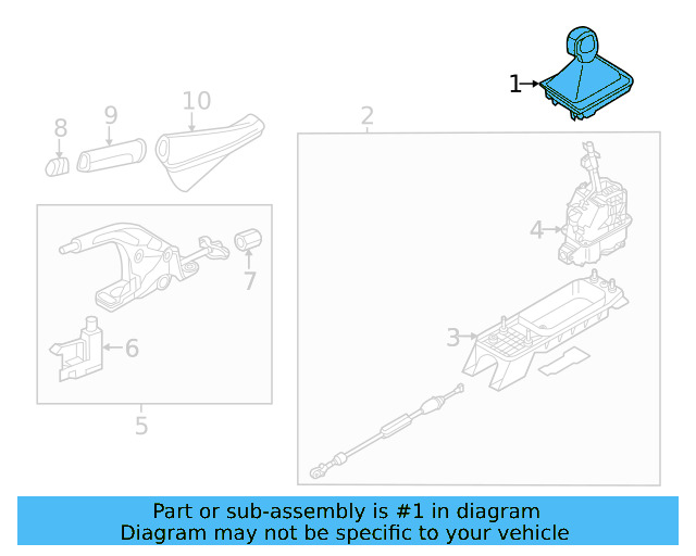 Shift Knob 5GM-711-113-C-MIT - View 8