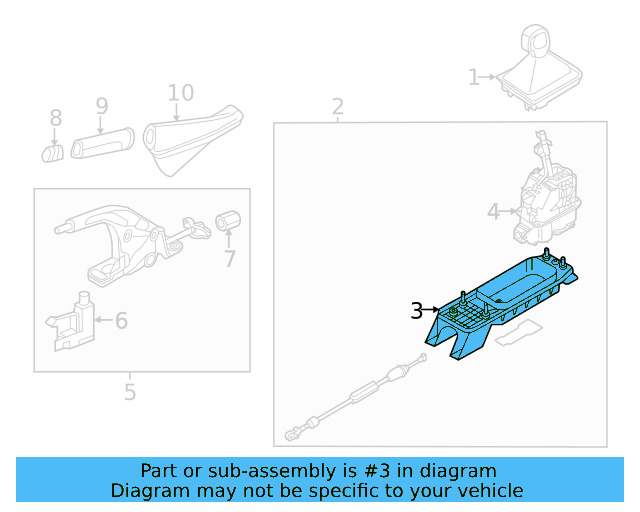 Shift Housing 5Q0-713-061