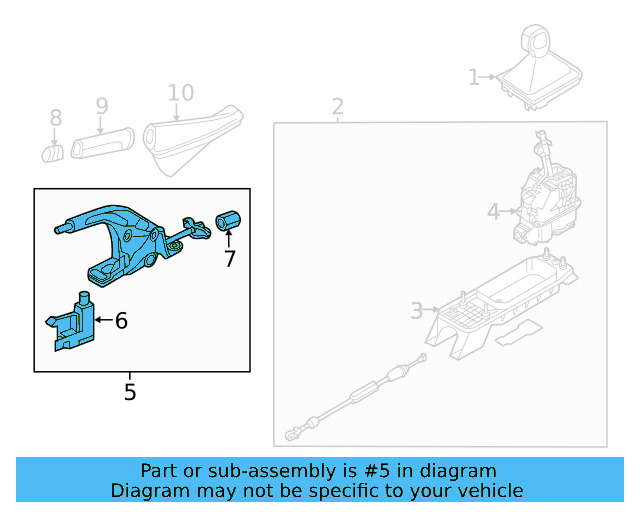 Lever Assembly 5G0-711-303 - View 13
